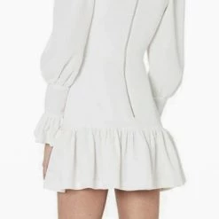 Jessica Bara Avery Long Sleeve Ruffle Mini Dress Summer Lovin'