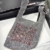 Jessica Bara Zadie Thank You Rhinestone Tote Bag Birthday Suit
