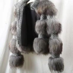 Jessica Bara Maritza Fur And Wool Jacket