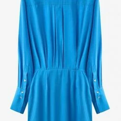 Jessica Bara Serenity Irregular V Neck Mini Dress Dresses