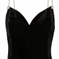Jessica Bara Eastyn Rhinestone Backless Top