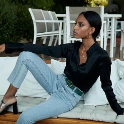 B-Low The Belt Baby Bell Croco Belt