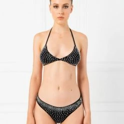 Jessica Bara Keir Rhinestone Bikini Set Poolside Essentials