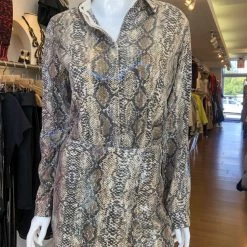 The 9-5 Shop Endless Rose Rina Sequin Snake Print Skort