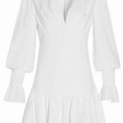 Jessica Bara Avery Long Sleeve Ruffle Mini Dress Summer Lovin'