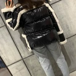 Influencer Style Jessica Bara Makayla Shearling Oversized Coat