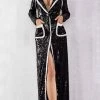 Jessica Bara Adair Sequin Contrasting Coat Reve Doll Essentials