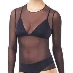 Reve Doll Essentials Commando Chic Mesh Long Sleeve Top