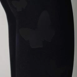 Active Fit Black Butterflies Legging
