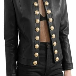 Jessica Bara Clara PU Leather Jacket Reve Doll Essentials