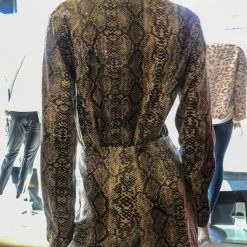 The 9-5 Shop Endless Rose Rina Sequin Snake Print Skort