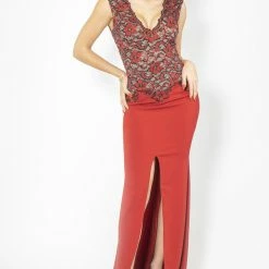 Baccio Couture Baccio Amanda Crystal Embellished Gown The Event Shop