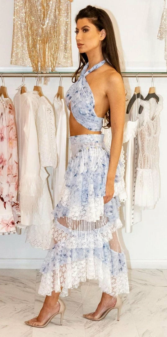 Jessica Bara Amelia II Two Piece Patchwork Set