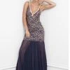 Baccio Couture Baccio Zara Painted Long Dress The Event Shop