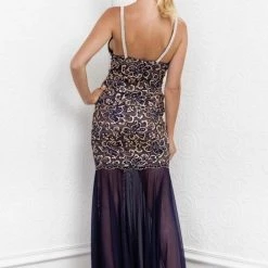 Baccio Couture Baccio Zara Painted Long Dress The Event Shop