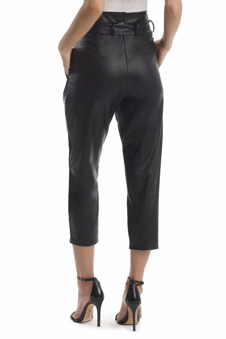 Reve Doll Essentials Commando Faux Leather Paperbag Pants