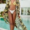 Poolside Essentials Cioccolato Gigi Queen Long Kimono