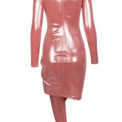 Jessica Bara Bound 2 V-Neck Draped Bodycon Dress