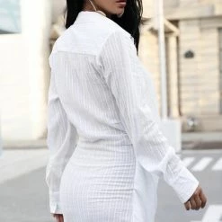 Jessica Bara Micah V Neck T-shirt Dress