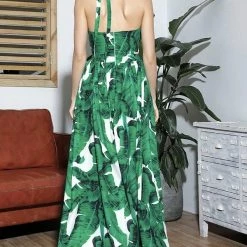 Jessica Bara Lily Halter Maxi Dress