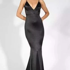 Jessica Bara Naija V-Neck Backless Gown