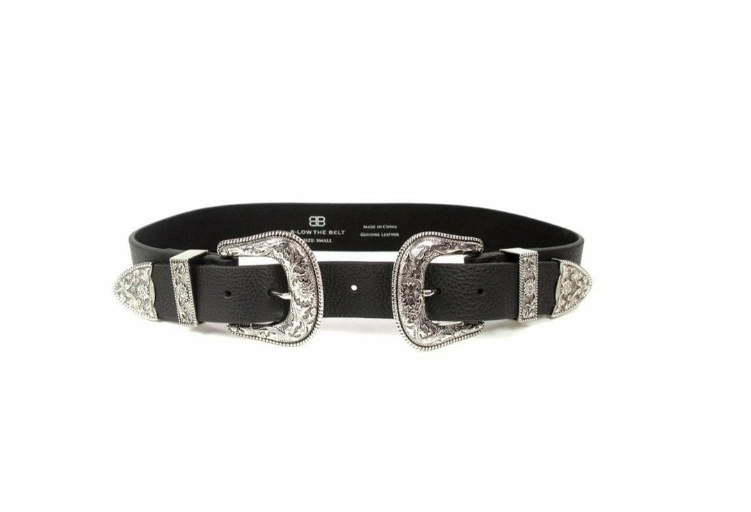 B-Low The Belt Bri Bri Gunmetal Buckle Belt