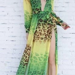 Jessica Bara Ela Two Split Maxi Dress