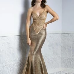 Baccio Couture The Event Shop Baccio Liz Caviar Long Dress