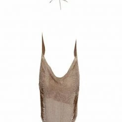 Jessica Bara Kenny Side Cut Out Crystal Mini Dress