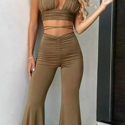 Jessica Bara Skai Two Piece Flared Set