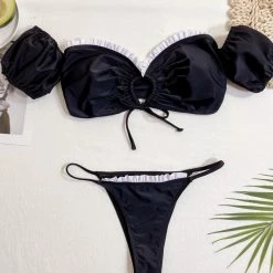 Jessica Bara Bridgie Frilly Bikini Set Summer Lovin'