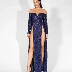 The Event Shop Jessica Bara Jessia Open Slit Dress