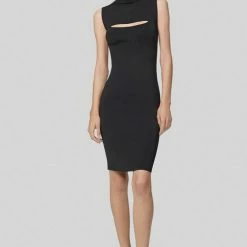 Jessica Bara Harley Sleeveless Front Cut Out Mini Dress