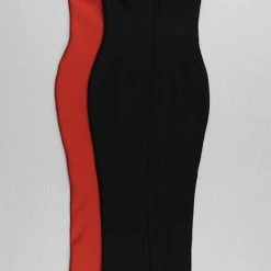 Jessica Bara Selena Bodycon Sleeveless Midi Dress