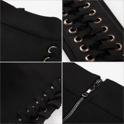 Jessica Bara Kali Cross Stretch Lace Up Pants Reve Doll Essentials