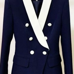 Jessica Bara Giuliana Double Breasted Blazer