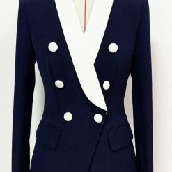 Jessica Bara Giuliana Double Breasted Blazer