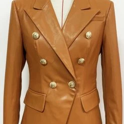 The Ultimate Blazer Jessica Bara Margaux Leather Blazer