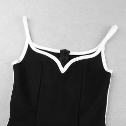 Jessica Bara Kylee Colorblock Bodycon Jumpsuit