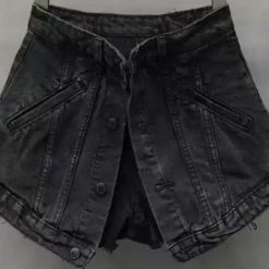 Jessica Bara April High Waisted Denim Shorts