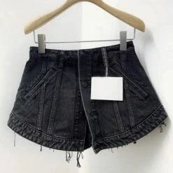 Jessica Bara April High Waisted Denim Shorts