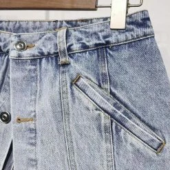 Jessica Bara April High Waisted Denim Shorts