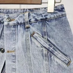 Jessica Bara April High Waisted Denim Shorts