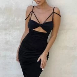 ReveBoutique Jessica Bara Magnolia Strappy Cut Out Maxi Dress
