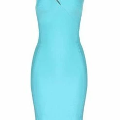 Jessica Bara Millicent Sleeveless Mesh Cutout Midi Dress The 9-5 Shop