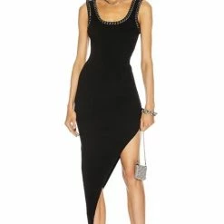Jessica Bara Vicky Asymmetrical Tank Dress Dresses