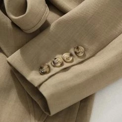 Jessica Bara Deborah V-Neck Crossover Belted Blazer The 9-5 Shop