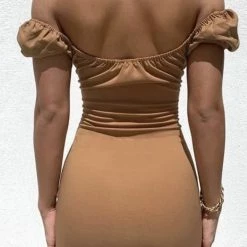 Jessica Bara Miriam Cut Out Short Sleeve Mini Dress