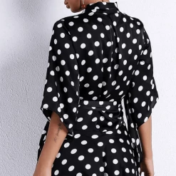 Jessica Bara Tiff Polka Dot Mini Dress