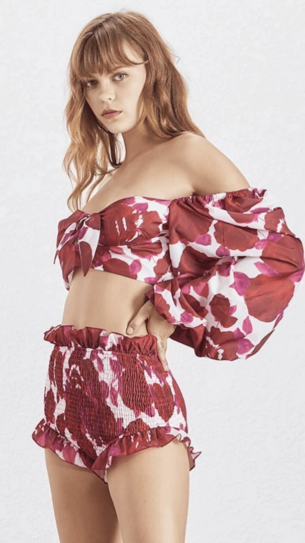 Jessica Bara Noella Two Piece Beach Print Set Summer Lovin'